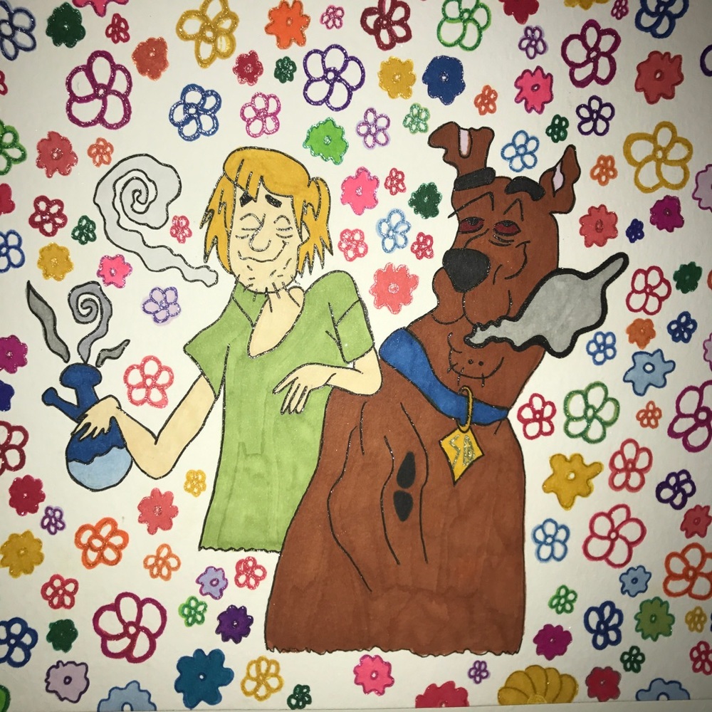 Scooby doo original art work
